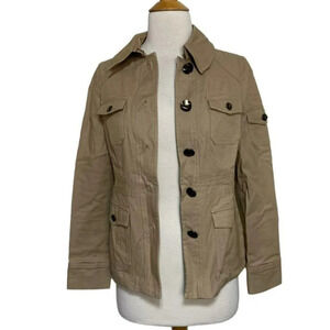 Ambition PS tan cotton/spandex field utility jacket